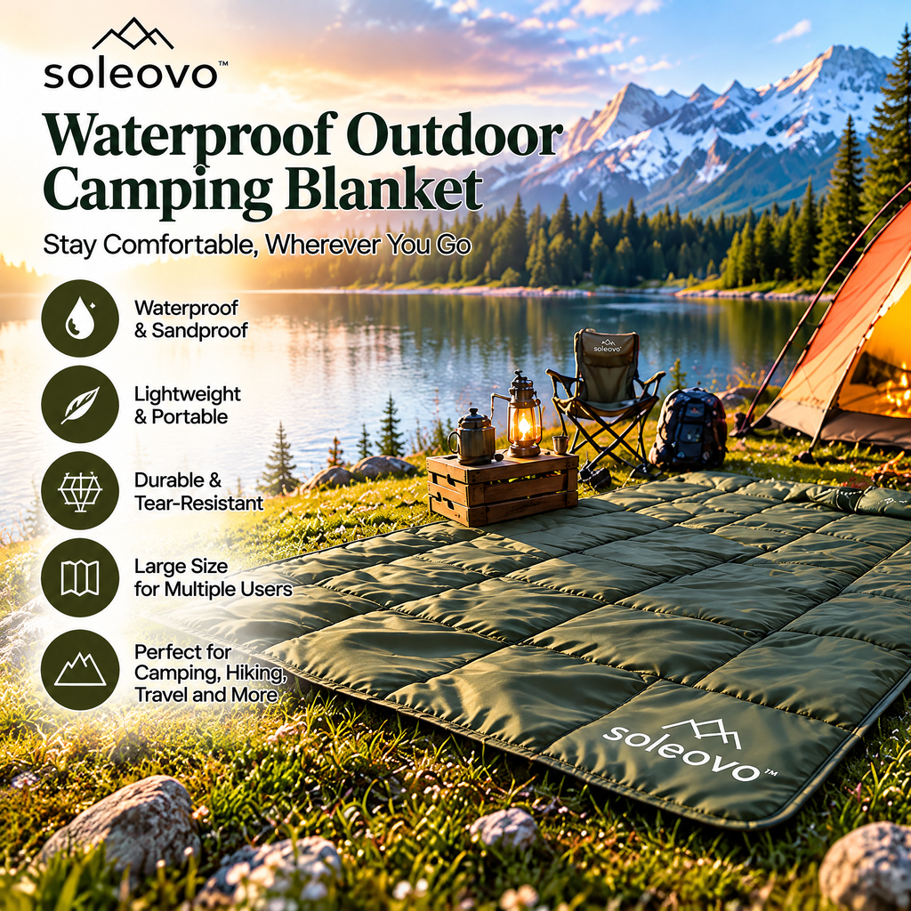 soleovo™ Waterproof Outdoor Camping Blanket